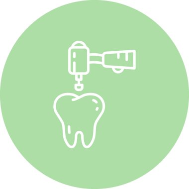 Diş Parlatma Yaratıcı Fonksiyonel Web Grafik Sembolü