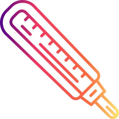 Termometre Dinamik Sofistike Düz Sanat Düzeni