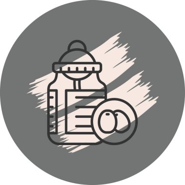 Squalane Petrol Benzersiz Düz Dijital Tasarım Nesnesi