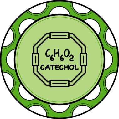Catechol Ayrı Temiz Damgalama Grafik ŞekliName
