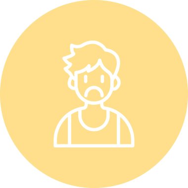 Mutsuz Çocuk En Düşük Damgalama Vektör Varlığı