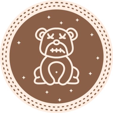 Fermuar Ağızlı Ayı Yaratıcı Eşsiz Ürün Tasarım Elemanı