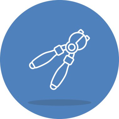 Kablo Striptizcisi Asgari Düz Vektör İllüstrasyonu