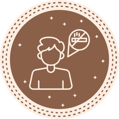 Sigara İçmeyi Durdurma Sofistike Özel Vektör Sanatı Objesi