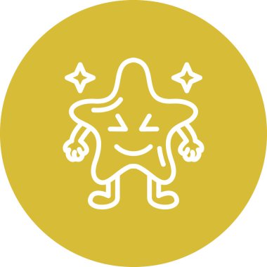 Şirin Yıldız Stili Modern Dijital Sanat Nesnesi