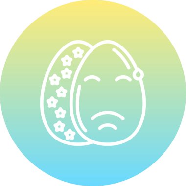 Paskalya Utandırılmış Yumurta Yaratıcı İşlevsel Web Grafiksel Sembolü