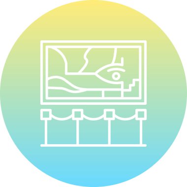 Müze Soyut Sanat Profesyoneli Yenilikçi Düz Tasarım Düzeni