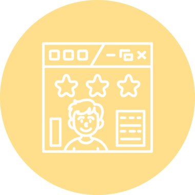 Kullanıcı Reytingleri Yüksek Çözünürlük Minimum Vektör Tasarımı
