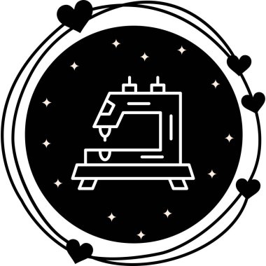 Dikiş Makinesi Minimum Gelişmiş Markalaştırma Tasarımı Varlığı