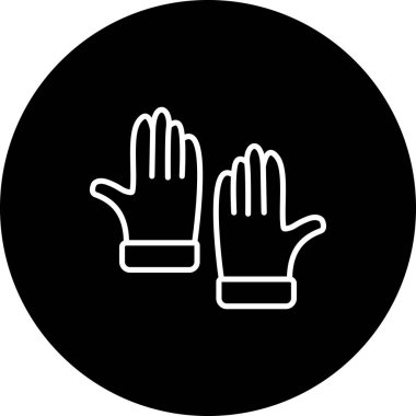 Tıbbi Eldivenler Modern Soyut Tasarım Varlığı