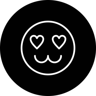 Aşkta Eşsiz Düz Dijital Tasarım Nesnesi