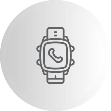Akıllı Saat Telefonu Modern Temiz Sanat Özelliği