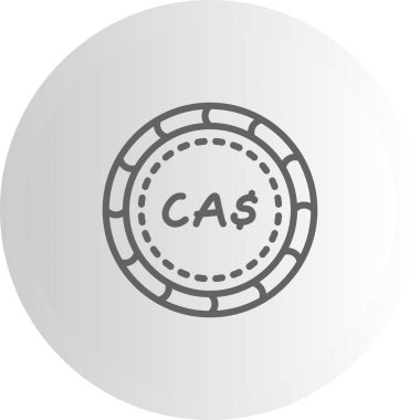 Kanada Doları Zarif Modern Markalaştırıcı Varlığı