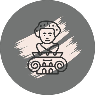 Heykel Dengeli Yenilikçi Ürün Grafik Elementi