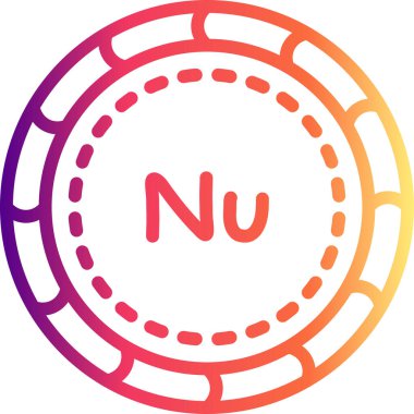 Ngultrum Asgari Dijital Grafik Sembolü