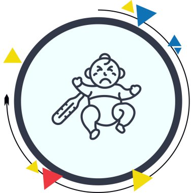 Ateş Yaratıcı Modern Düz Vektör Tasarımı