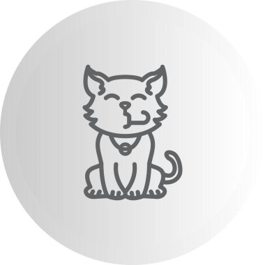 Cesur Kedi Kutlaması Eşsiz Web Grafik Çizimi