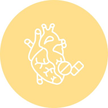 Kalp İlacı Profesyonel Asgari Yaratıcı Grafiksel Nesne