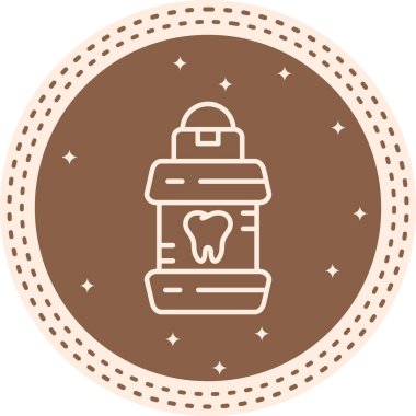 Ağız gargarası Gelişmiş İşlevsel Web Arayüzü Sembolü