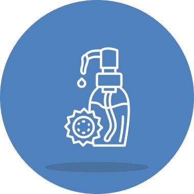 Blue Tansy Petrol Modern Soyut Tasarım Varlığı