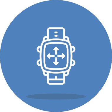 Akıllı Saat Eşsiz Soyut Markalaştırma Grafiksel Şeklini Taşı