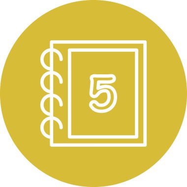 Matematik Beş Profesyonel Yenilikçi Düz Tasarım Düzeni