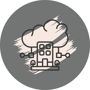 Mimari Yaratıcı Minimum Vektör Sanatı Hesaplanıyor