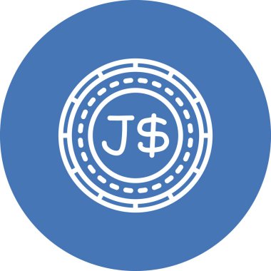 Jamaika Sikkesi Sofistike Temiz Ürün Grafik Şekli