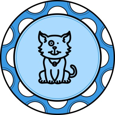 Zany Kedi Yüksek Kaliteli Özel Vektör Tasarımı