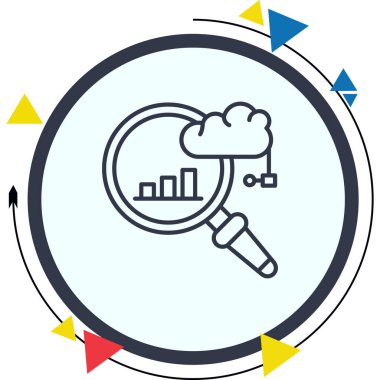 Bulut Analitiği Eşsiz Soyut Markalaştırma Grafik ŞekliName