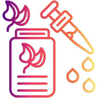 Serum Yaratıcı Eşsiz Markalaştırma Vektörü Elemanı