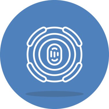 Parmak izi Belirgin Vibrant Dijital Grafik Özelliği