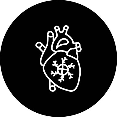 Kalp kapakçığı Modern Dengeli Markalaşma Vektörü Sembolü