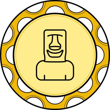 Moai Asgari Yüksek Kalite Grafik Sembolü