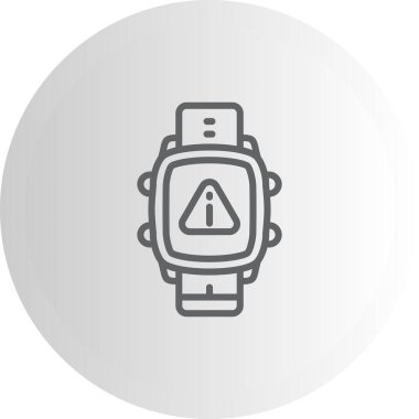 Akıllı Saat Hatası Dinamik Modern Yaratıcı Vektör Varlığı