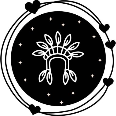 Yerel Şapka simgesi, etnik kostüm unsuru