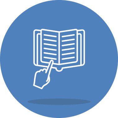 Kitap Yenilikçi Modern Yaratıcı Grafik Özelliği Okunuyor