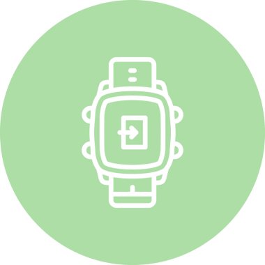 Akıllı Saat Çağdaş Yenilikçi Dijital Tasarım Varlığından Çık