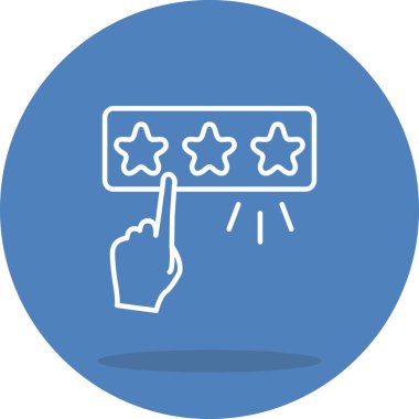 Geribildirim Düğmesi Modern Düz Vektör Tasarımı