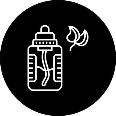 Hyaluronic Asit Serumu Biçimli Özel Vektör Tasarım Varlığı