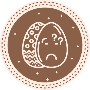 Paskalya Yumurtası Düşünme Zarif Rafine Ürün Tasarım Varlığı