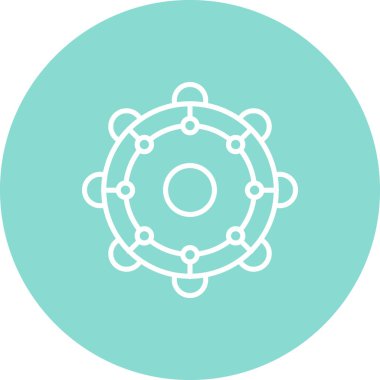 Tef Gelişmiş İşlevsel Web Arayüzü Sembolü