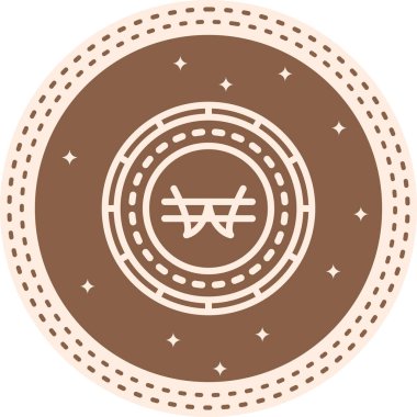 Kuzey Kore Para Yüksek Kaliteli Ölçeklenebilir Vektör İllüstrasyonu