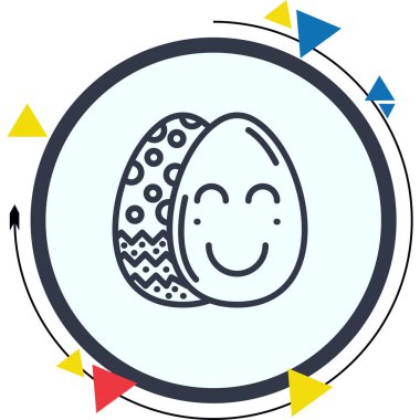 Paskalya Utangaç Yumurta Stili Profesyonel Yaratıcı Sanat Nesnesi