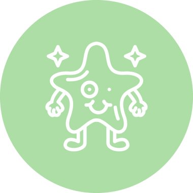 Zany Star Ayırt Edilebilir Modern Temiz Sanat Özelliği