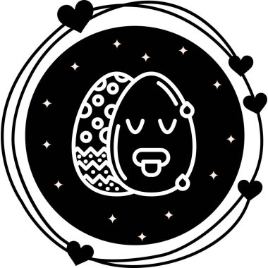 Sıcak Paskalya Yumurtası Minimum Yüksek Çözünürlüklü Vektör Düzeni