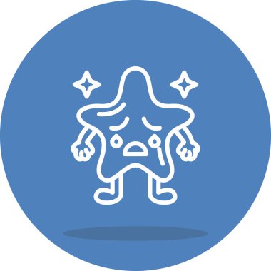 Terleyen Yıldız Stili Düz Kullanıcı Arayüzü Özelliği