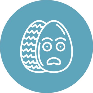 Paskalya Korkulu Yumurta Modern Soyut Yaratıcı Tasarım Varlığı