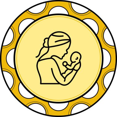 Doğum Planı Yüksek Çözünürlüklü Sanat Sembolü