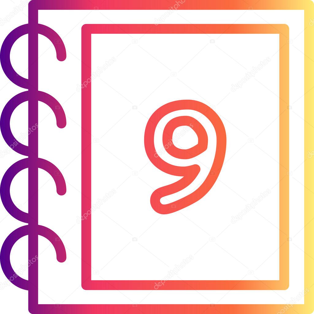 Math Nine Premium Elegant Digital Design Symbol